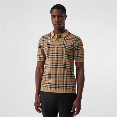 Burberry polo tee